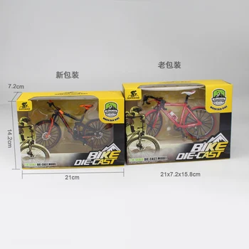 Mini 1:10 Lydinio Dviračio Modelis Diecast Metal Piršto Kalnų dviračių Lenktynių Žaislas Sulenkti Kelių Modeliavimas Surinkimo Žaislai vaikams
