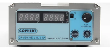 Mini cps-3010II DC impulsinis Maitinimo šaltinis+Bananų klipas vielos ES JK JAV adapteris OVP/OCP/OTP mažos galios 110V-230V 0-30 V 0-10A CPS-3010