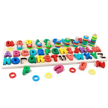 Montessori Dėlionės Medinės Dėlionės, Žaislų DXAD