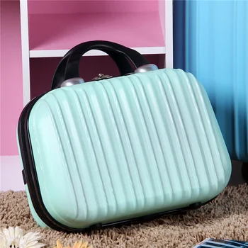 Moterų mados nešiojamų mažas lagaminas moterų 14 colių kosmetikos krepšys, 16 colių kosmetikos krepšys apatinis trikotažas saugojimo mažą dėžutę