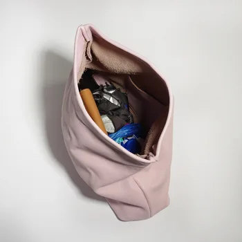 Moterų maišas natūralios Odos Atvartu Dieną Sankabos Kietas Atsitiktinis Minkštos prabangos moterys dizaineris krepšiai ir rankinės, piniginės