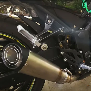 Motociklo Išmetimo Vamzdžio SC Racing Projekto Pabėgti Modifikuotų Anglies Duslintuvo Moto 51mm 61mm Už PCX Cafe Racer MSX125 GSXR 600 MT 07