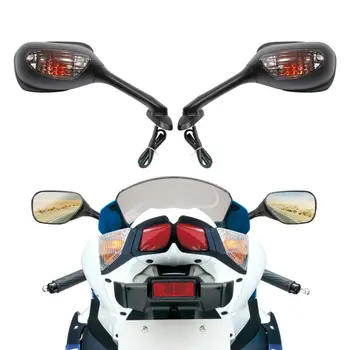 Motociklo Variklio Posūkio Signalo Galinio vaizdo Veidrodžiai Suzuki GSXR600 GSX-R 750 2006-GSXR1000 2005-