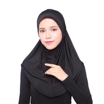 NAUJAS ATVYKIMO modis vasaros šalikas moterų reikmenys moda mujer akių islamo hijab Musulmonų galvos danga vidinės hijab šalikas