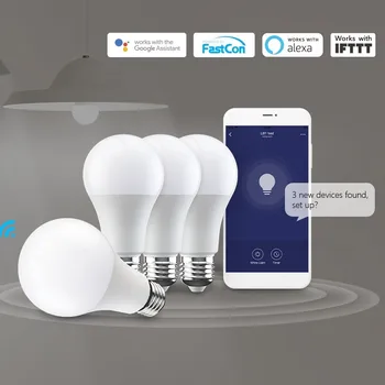 NAUJAS BroadLink Smart Šviesos Con LB1 Blankesnė, LED Lemputės, Šviesos Valdymo Balsu su 