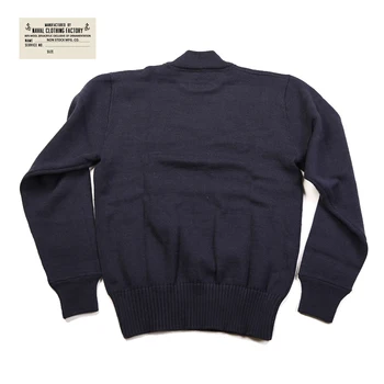 NE STOCK JAV karinio jūrų Laivyno Golfo Vilnonis Megztinis, Vintage USN Karinės Mens Megztinis