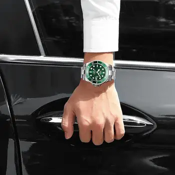 NIBOSI VIP 2021 Prekės Prabangių Vyrų Laikrodžiai Automatinis laikrodis Vyrams iš Nerūdijančio Plieno, atsparus Vandeniui, Verslo, Sporto Mechaninis Laikrodis