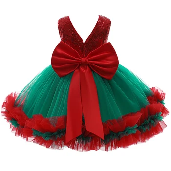 Naujagimio Mergina Suknelės Kalėdų Cosplay Kostiumas Geros Kokybės Vaikai Suknelė Lankas Apdailos Gimtadienio Proga Šalies Princesė Suknelė