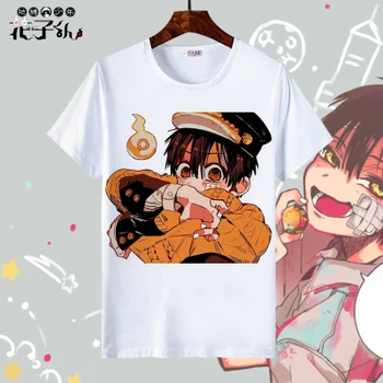 Naujas Anime Tualetas-privalo Jibaku Shounen Hanako-kun marškinėliai cosplay Nene Yashiro marškinėliai trumpomis Rankovėmis Viršūnes Tee
