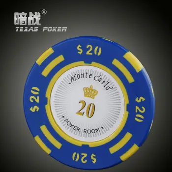 Naujas Aukštos kokybės Kazino chips14g Geležies+Molio+ABS Pokerio žetonai Texas Hold ' em Pokerio Didmeninė 2016