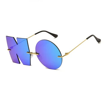 Naujas Mados Taškus Akiniai nuo saulės Prabangos Prekės ženklo Moterų Metalo raštu NR. Saulės akiniai Lady Tendencija UV400 Akiniai Atspalvių Oculos de sol