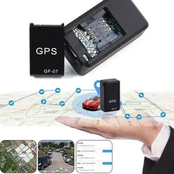 Naujas Mini GPS Seklys GF07 GPS Locator Įrašymo Anti-Lost Prietaisas Parama, Nuotolinis valdymas Mobiliuoju Telefonu GPRS Sekimo Įrenginys