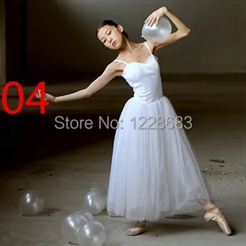 Naujas Moterų Klasikinio Profesinės Ilgai Baleto Lyrinis Šokių Suknelė Balerinos Tutu Sijonas Suaugusiųjų Ilgai Lyrinis Suknelė