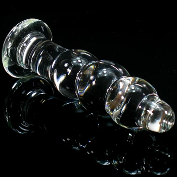 Naujas Pagoda analinis granulės žvakės stiklo butt plug makštį, išangę stimuliatorius dilator buttplug sekso žaislai womam masturbator dildo