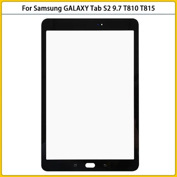 Naujas T810 Touchscreen Samsung GALAXY Tab S2 9.7 T810 T815 Jutiklinio Ekrano Skydelis skaitmeninis keitiklis Jutiklis LCD Priekinis Stiklas
