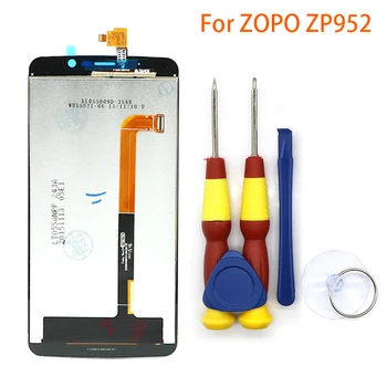 Naujas originalus ZOPO ZP952 Speed7plus Speed7 plus Jutiklinis ekranas LCD Ekranas LCD ekranas Ardyti Įrankis + 3M Klijais