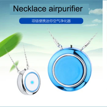 Naujausias Oro Valytuvas USB nešiojamus nešiojami karoliai neigiamas jonizatoriaus Anijonas oro valytuvas Oro filtras Oro Gaiviklis
