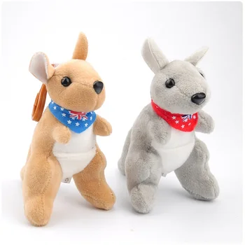 Nauji 2vnt Australijos kengūros Pliušiniai Žaislai, Minkšti Kimštiniai gyvūnai, Lėlės mažas pakabukas keychains gimtadienio dovanos Vaikų dienos dovanų