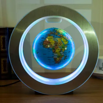 Naujovė Apvalus LED Pasaulio Žemėlapyje Plūduriuojantis Pasaulyje Magnetic Levitation Šviesos Antigravity Magija/Neįprastos Lempos bola de plazmos Dec plazmos kamuolys