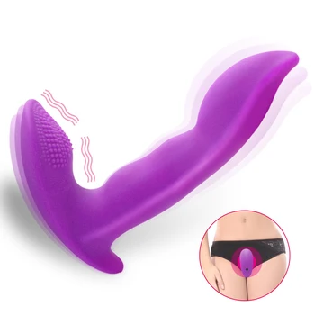 Nematomas Makšties masažas Vibratorius G Spot-Klitorio Stimuliatorius Nešiojami Dildo Silikono Sekso Žaislai Moters Moterų Masturbacija