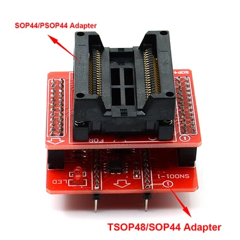 Nemokamas Pristatymas TSOP48/SOP44 IC Adapteris Minipro TL866A TL866CS TL866II PLUS Universalus USB Programuotojas+SOP44 Adapteris