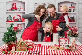 Nuotrauka Fone Kalėdų Virtuvės Fotografijos Backdrops Naujagimiams Baby Vaikų Studija Virtuvės Interiros Fonas