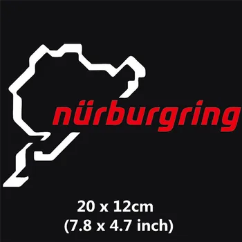 Nurburgring Automobilių Vandeniui Vinilo Lipdukas Langą Bamperio Lipdukas Priedai VW 