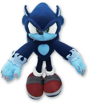 OHMETOY Werehog Sonic The Hedgehog Pliušinis Lėlės Gyvūnų Plushie Minkštas Žaislas Vaikams Berniukų, Mergaičių Gimtadienio Dovana 30cm