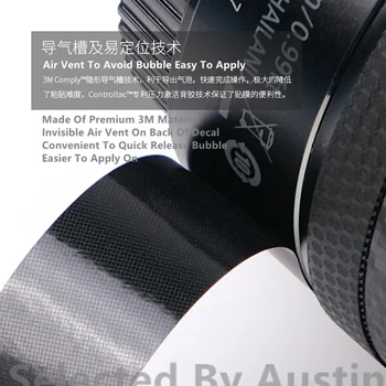 Objektyvo Odos Lipdukas Lipdukas Wrap Kino Canon EF70-200 f2.8L III Anti-scratch Raštas Padengti Atveju
