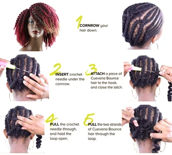 Ombre Plaukų Kasytės Senegalo Pasukti Plaukai Priauginimui Sintetinių Spalvų Maišymo Nėrimo Pynės, Spalvinga, Gyva Ir Stilius