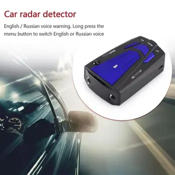 Onever Radarų Detektoriai Led Lengvas Montavimas Kontrolės Rusija GPS Automobilių Anti Radarai Policijos Greičio Auto 2in1 Radaro Detektorius