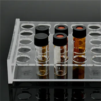 Organinio stiklo Stovas Chromatografijai Buteliuką 4 ml organinio Stiklo Stendas Vieta 50 Buteliukų Analizės Mėginio Butelio Laikiklį Diafragmos 16,5 mm