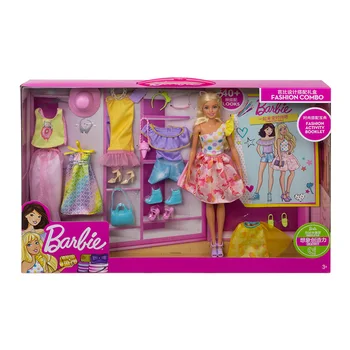 Originalias Barbie Lėlės Mados Drabužių Rinkinį, Kūrybinis Dizainas, Drabužiai, Žaislai Mergaitėms Gimtadienio Dovana Žaislai Švietimo Princesė