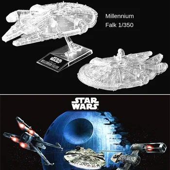 Originalus Bandai Surinkto Modelio Star Wars Mini Millennium Edition 