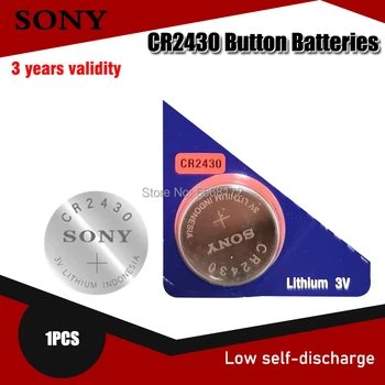 Originalus Sony CR2430 DL2430 CR 2430 3V Ličio Baterija Smart Žiūrėti Ausinių Žaislas masto laikrodžiai klausos Mygtuką Monetos