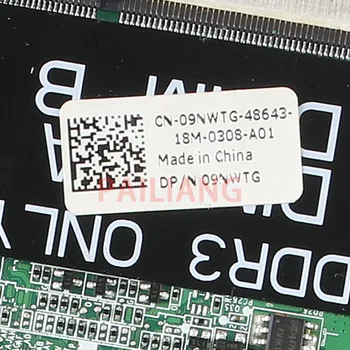 PAILIANG Nešiojamojo kompiuterio motininė plokštė, skirta N7110 DELL PC Mainboard 09NWTG DAV03AMB8E1 visą tesed DDR3