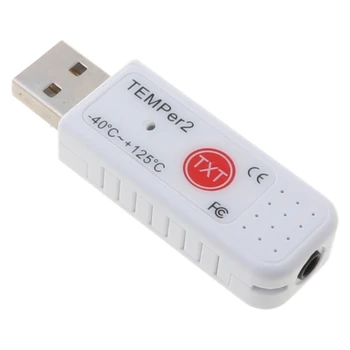 PC TEMPER2 Jutiklis USB Termometras su Drėgmėmačiu Temperatūros Duomenų Kaupiklis Diktofonas Dropshipping