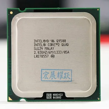 PC kompiuteris Intel Core2 Quad Procesorius Q9500 (6M Cache, 2.83 GHz, 1333 MHz FSB) LGA775 CPU Desktop