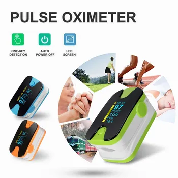 PI Kvėpavimo ritmo Monitorius, Nešiojamų Spalvų OLED Piršto Pulse Oximeter 4 Parametras SPO2 PR Sveikatos Priežiūros Kraujo Spaudimo Monitorius