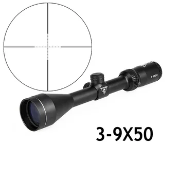 PLAUKIOTI RYKLIŲ taktinis 3-9x32 medžioklės monokliai 3-9x40 optika uoksai 3-9x50 Taktinis riflescope airsoft oro patrankas šautuvas taikymo sritis