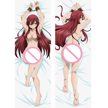 PRF fairy tail anime seksualus liucija heartfilia & erza scarlet kūno pagalvė padengti wendy marvell & mirajane strauss mergelė Dakimakura