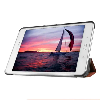 PU Odos Tablet Smart Case 8 Colių Samsung Galaxy GALAXY 