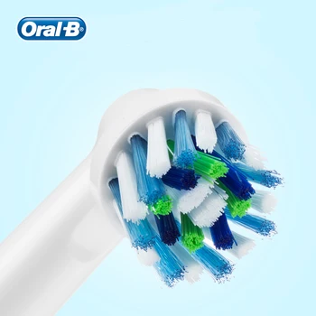 Pakeisti Plaštakoje Galvą Oral-B Elektrinių dantų šepetėlį Soft Bristle 3D Balinti Dantis 2/4 Vienetų Vienoje Pakuotėje