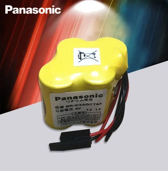 Panasonic Originalus 10vnt/daug BR-2/3AGCT4A 6 v baterija PLC BR-2/3AGCT4A ličio-jonų baterijos, Juodas diržas kablys plug