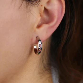 Paprasta mados, papuošalai, aukso spalvinga akmens mažas hoopas auskarai moterims 2020 naujas classic vintage papuošalai