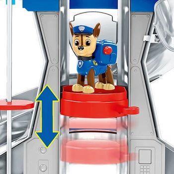 Paw Patrulio šuns Žaislai Gelbėjimo Bazės valdymo Centras Mažylis Patrulių Nustatyti Patrulla Canina Anime Veiksmų Skaičiai Modelio Žaislas vaikams, Dovana