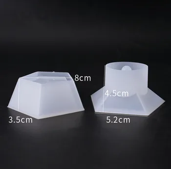 Pentagonas šešiakampis talpinimo UV epoksidinės dervos, silikono formos papuošalai Priedai priėmimo įrankis, Papuošalai amatininkų menas