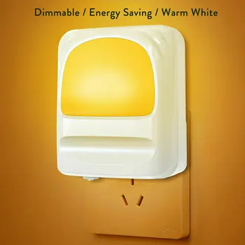 Plug-in Sutemų iki Aušros Jutiklis LED Nakties Šviesos Prieškambario Kūdikių Vonios kambarys Laiptai Lempos MUS UK EU Plug Šaltas/ Šiltas/ Natūrali Balta