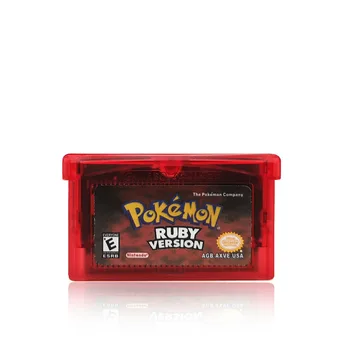 Pokemon Žaidimas Kortelės Serija Ruby Firered Smaragdas, Safyras Vaizdo Žaidimų Kasetė Konsolės Kortelę anglų Kalba, NDSL GB, GBC GBM GBA SP