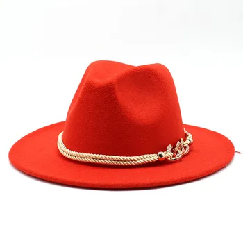 Pragmapism Nauji Plačiai Kraštų Bažnyčios Derby Top Hat Panama Kietas Jaučiausi Fedoras Skrybėlė Vyrų, Moterų Skrybėlės Dirbtinės Vilnos Mišinys Džiazo Kepurės